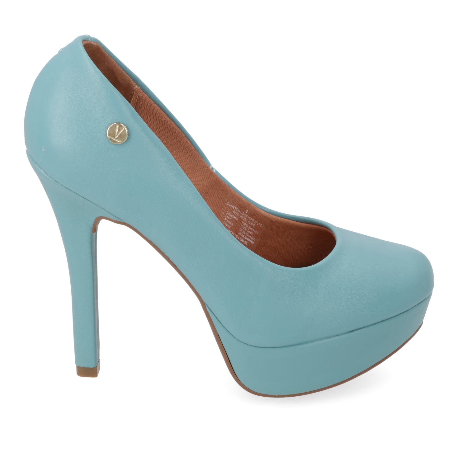 Zapato Taco Plataforma Vizzano Verde Jade