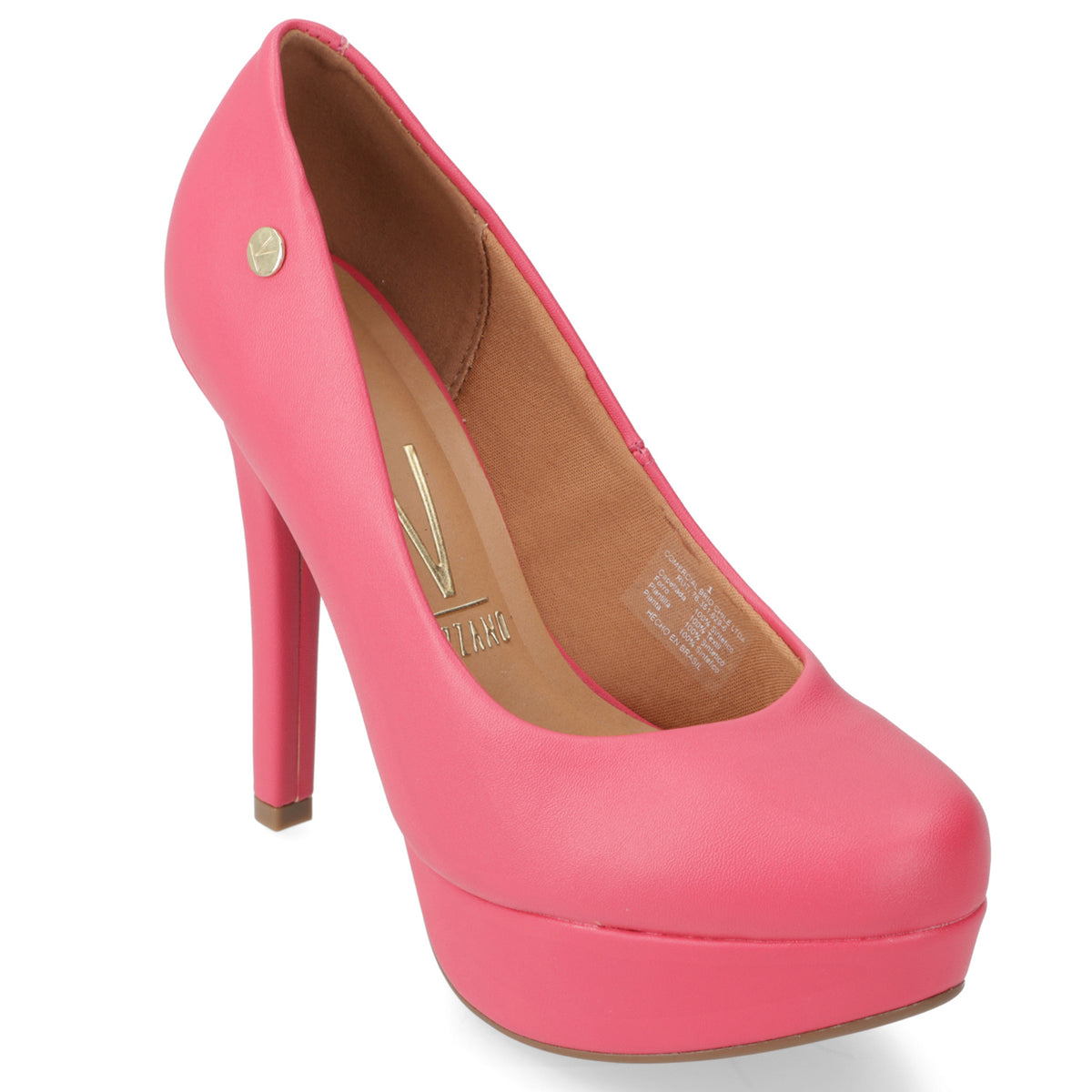 Zapato Taco Plataforma Vizzano Pink Gloss