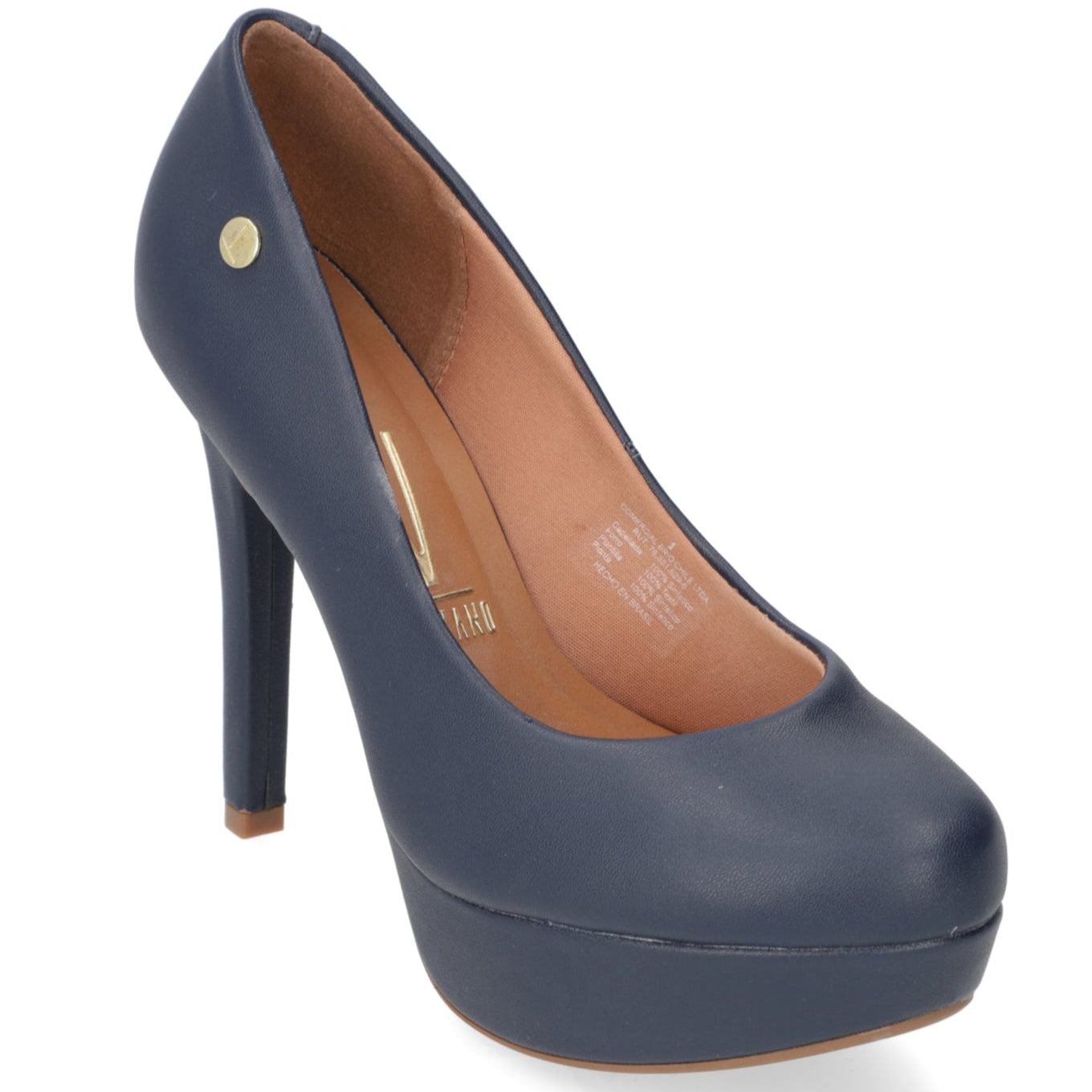 Zapato Taco Plataforma Vizzano EcoCuero Azul 34 / Azul Marino