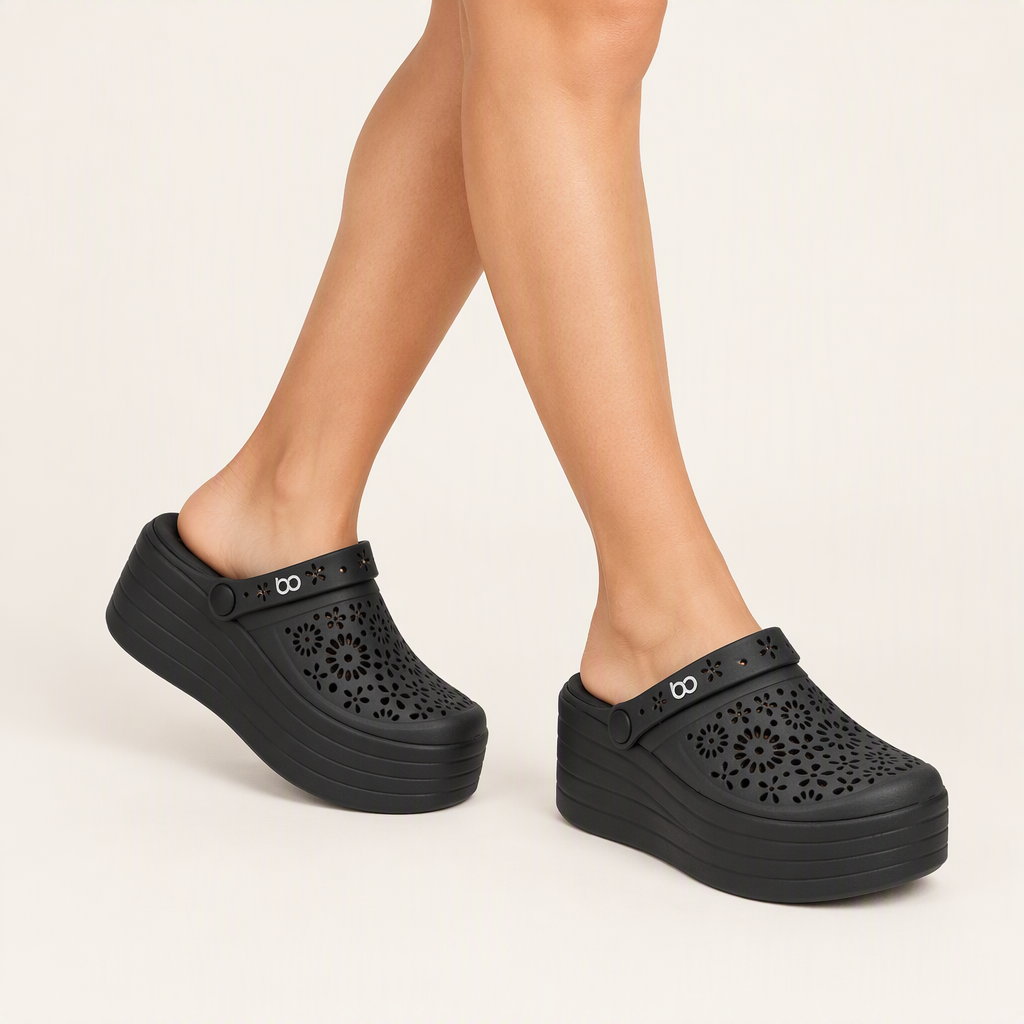 Clog Negra Boaonda 35 / Negro
