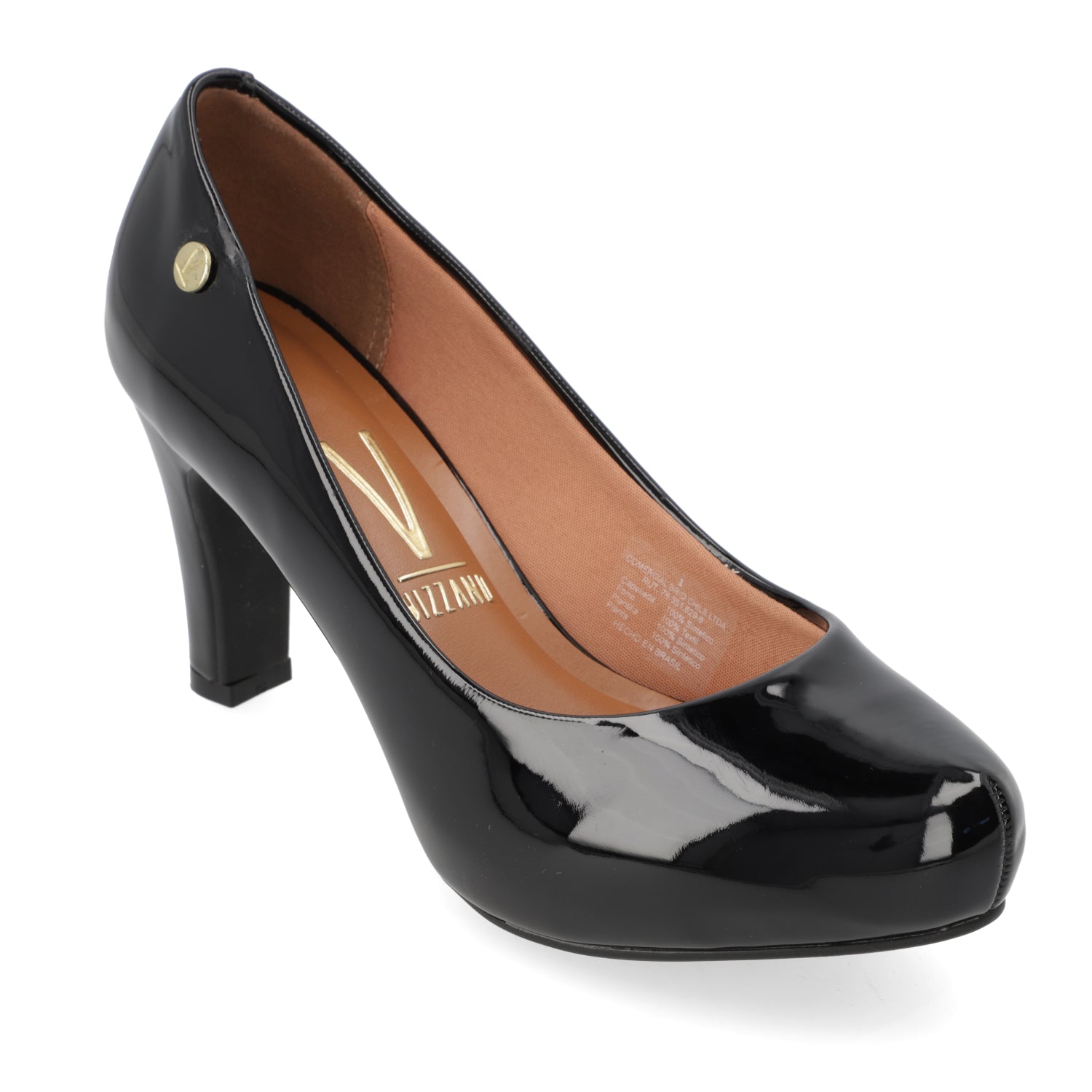 Zapato Taco Ancho Vizzano Negro