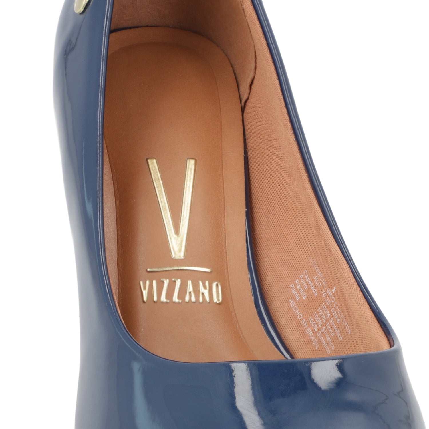 Zapato Taco Ancho Vizzano Azul