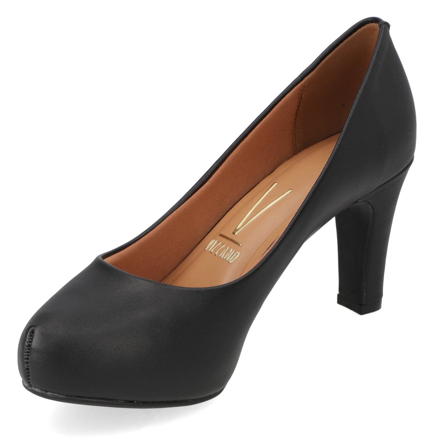 Zapato Taco Cuadrado Vizzano EcoCuero Negro 34 / Negro