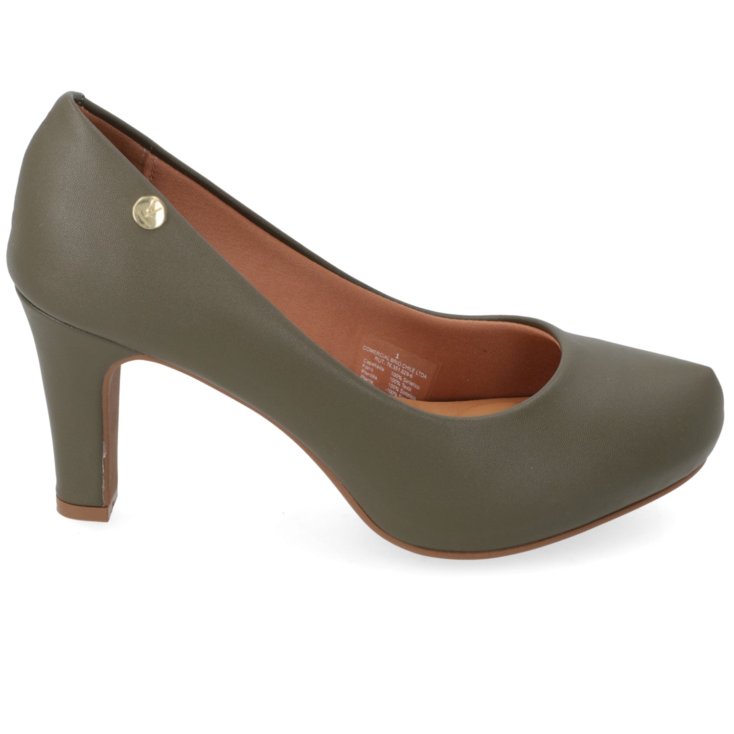 Zapato Taco Ancho Vizzano Verde