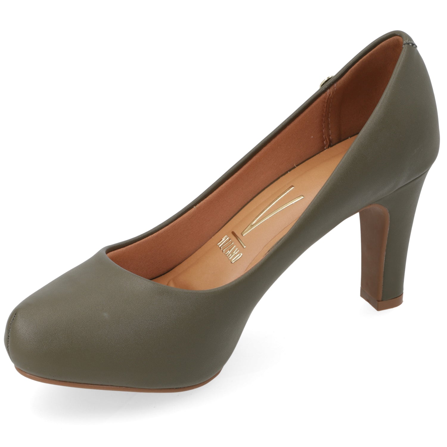 Zapato Taco Ancho Vizzano Verde