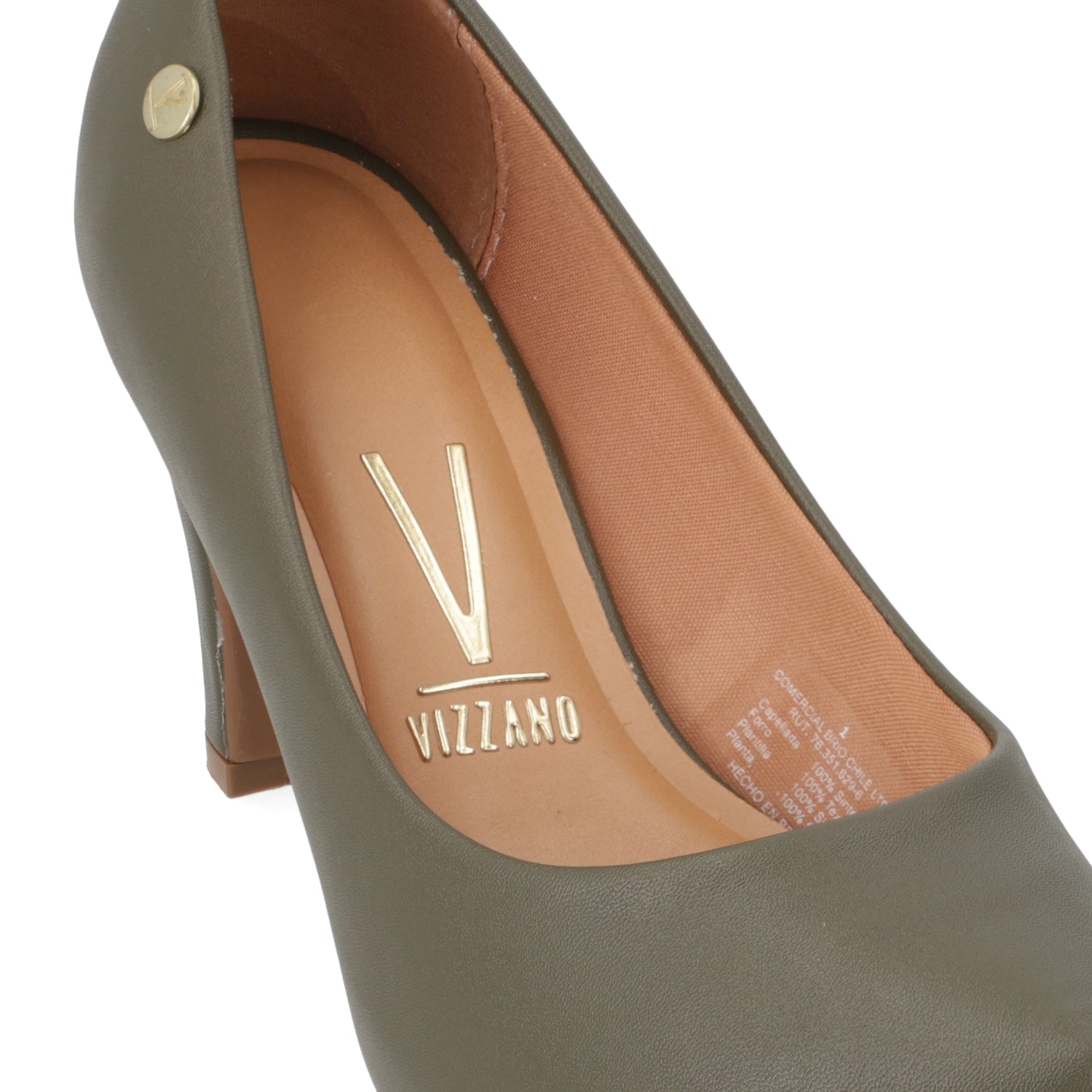 Zapato Taco Ancho Vizzano Verde