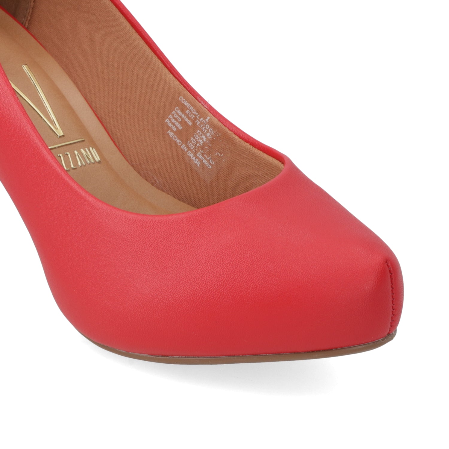 Zapato Taco Cuadrado Vizzano EcoCuero Rojo 34 / Rojo
