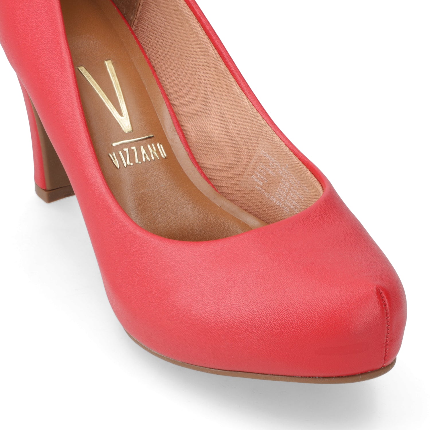 Zapato Taco Ancho Vizzano Rojo