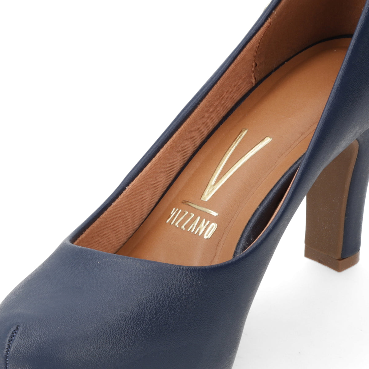 Zapato Taco Ancho Vizzano Azul