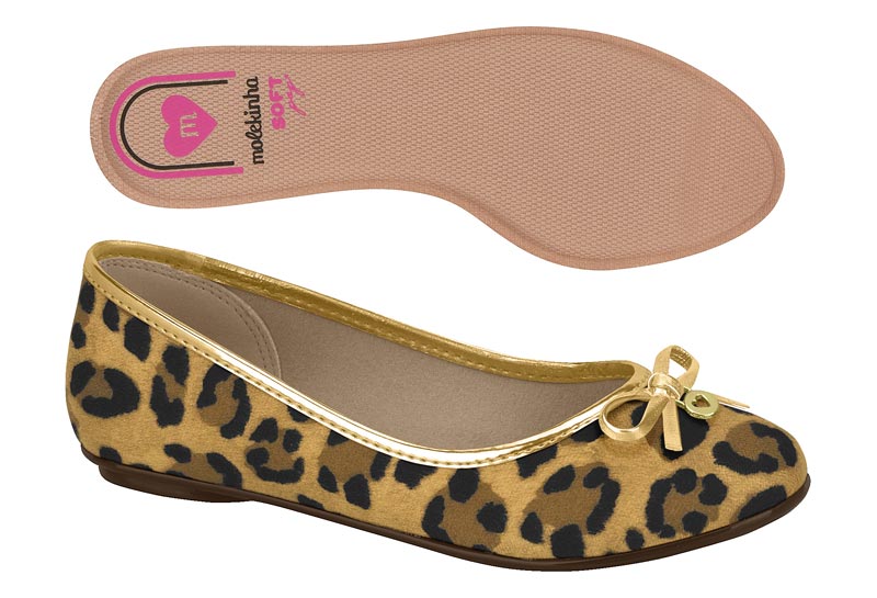 Ballerina Niña Animal Print Molekinha