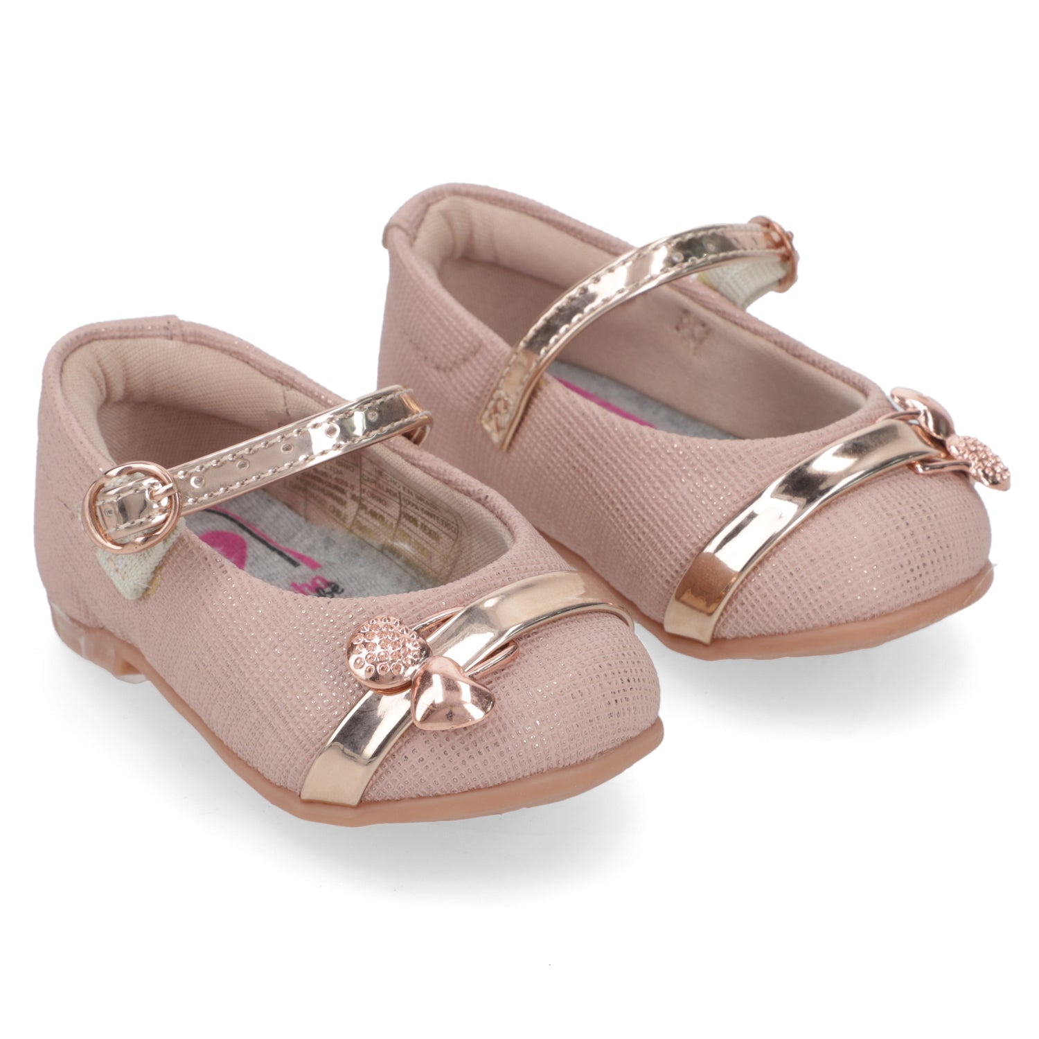 Ballerina Niña Metalizada Molekinha 18 / Rosado