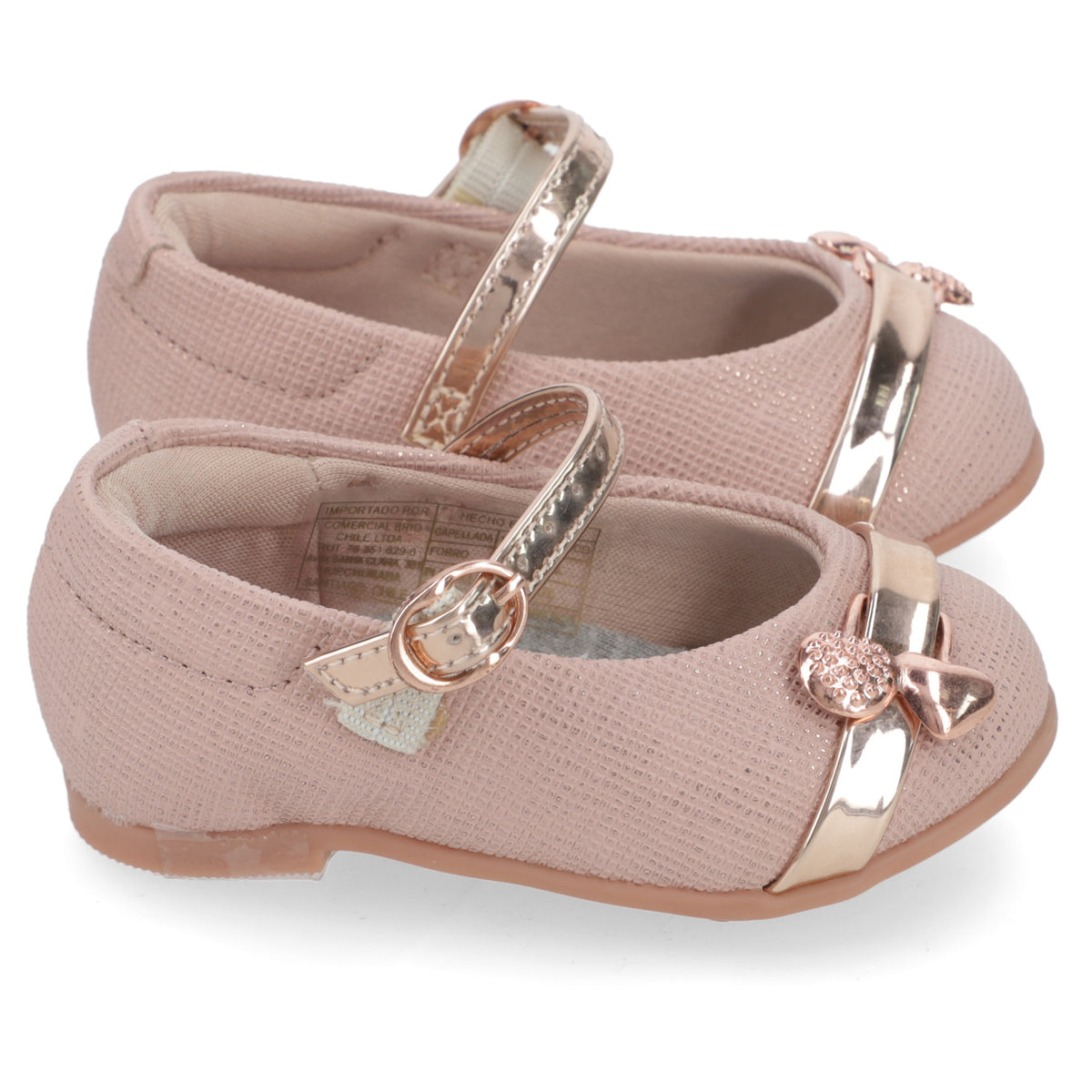 Ballerina Niña Metalizada Molekinha 18 / Rosado