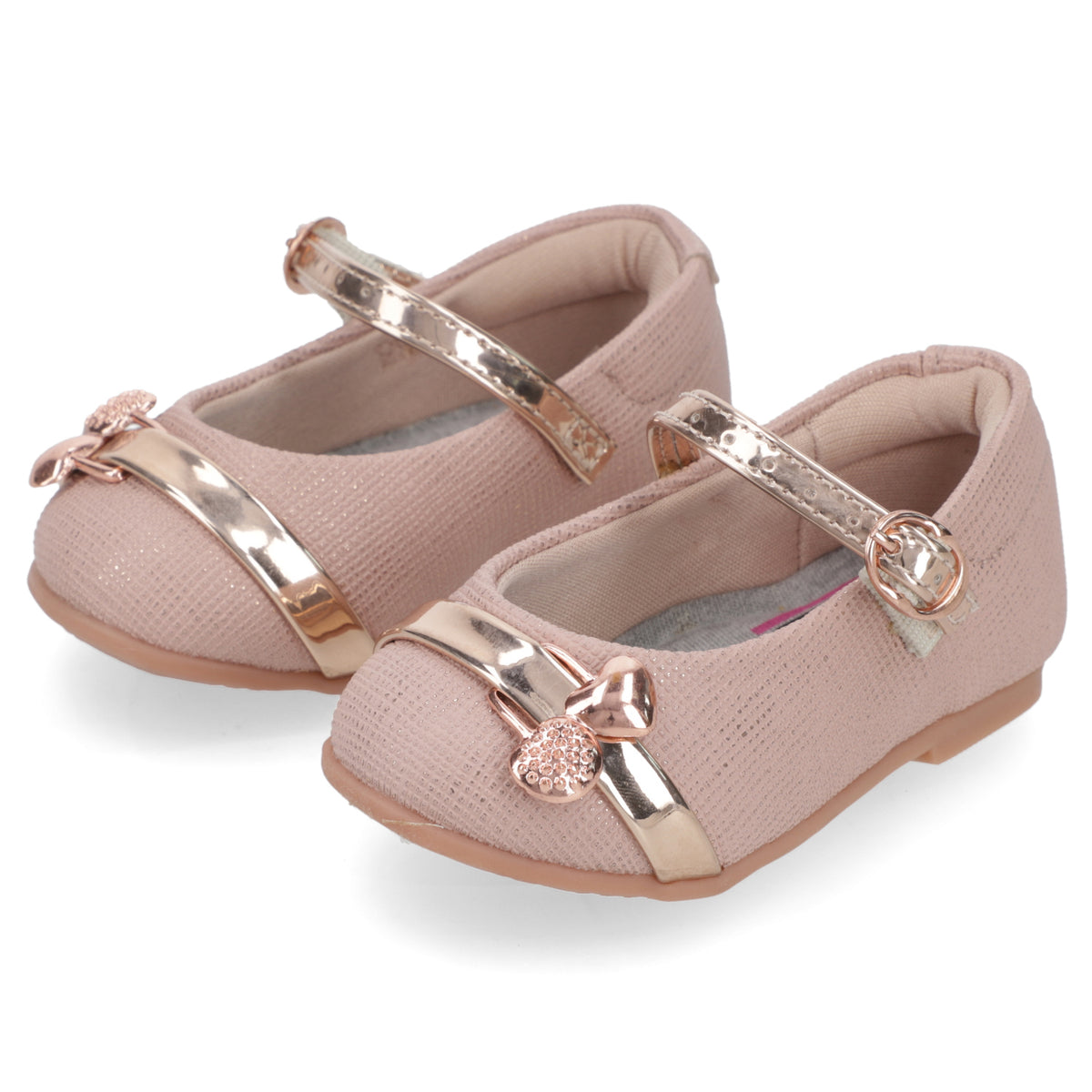 Ballerina Niña Metalizada Molekinha 18 / Rosado