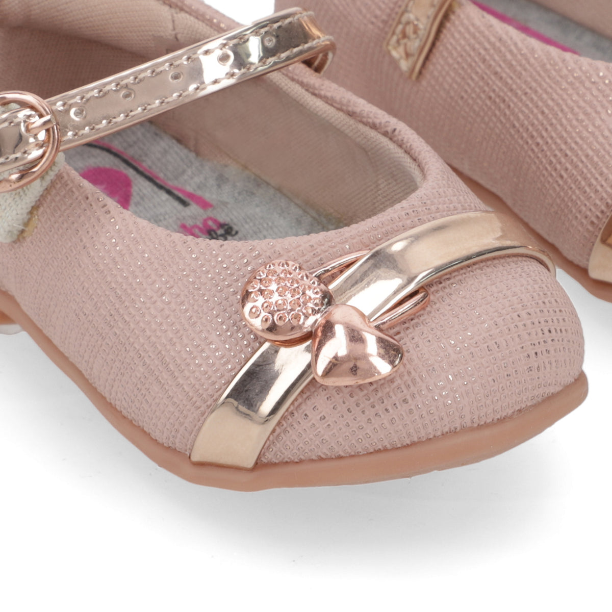 Ballerina Niña Metalizada Molekinha 18 / Rosado