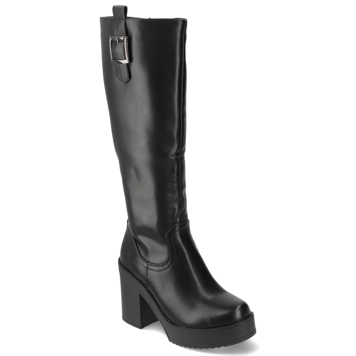 Bota Taco Ancho Negro New Walk