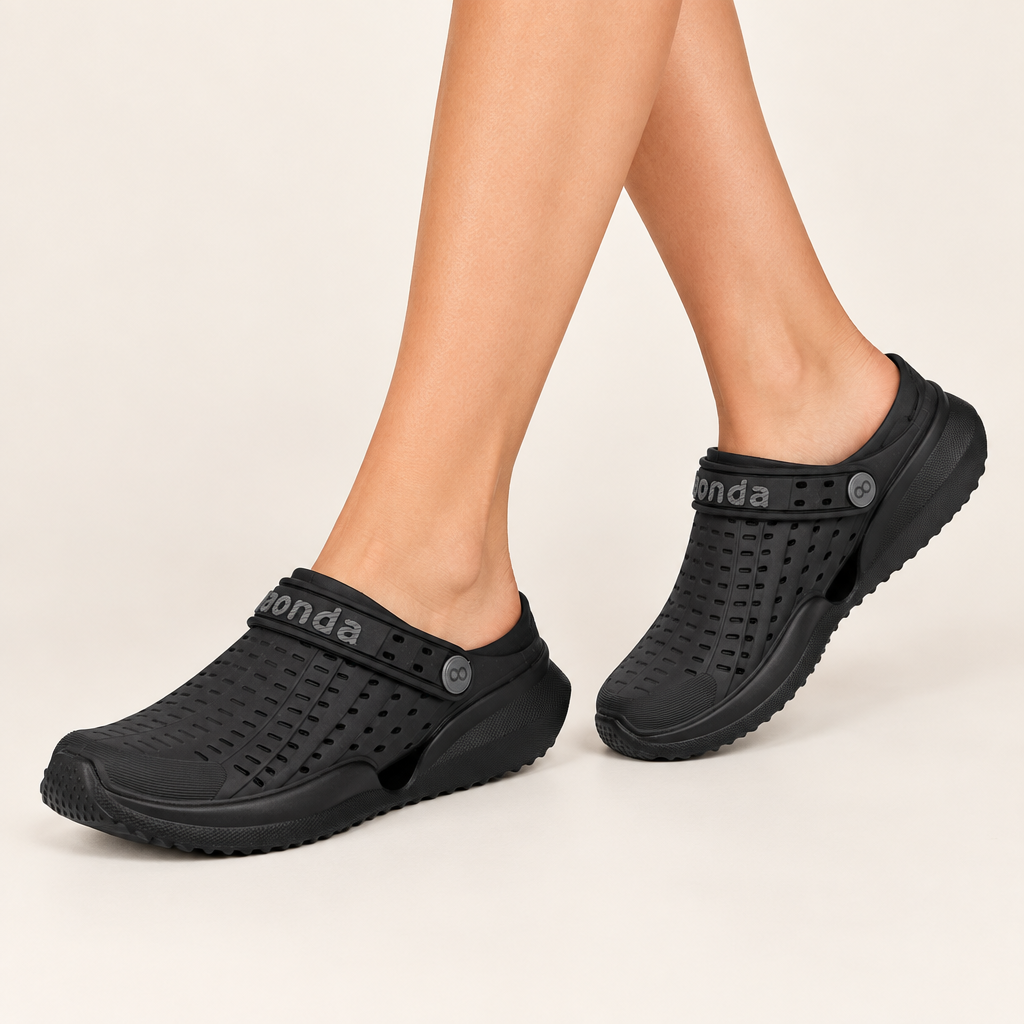 Zueco Mujer Flow Negro Boaonda 35 / Negro