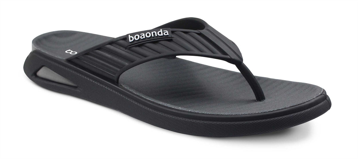 Sandalia Hombre Negro Boaonda