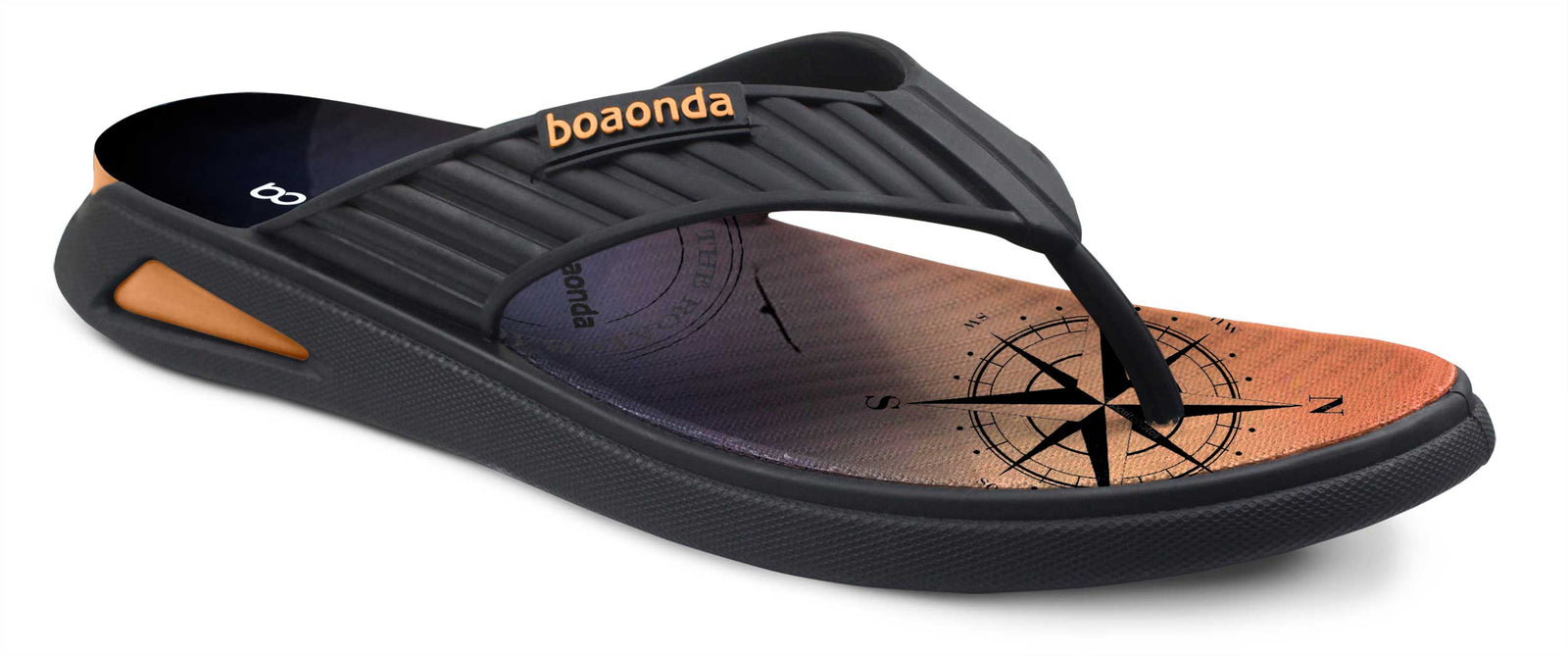 Sandalia Hombre Negro Boaonda