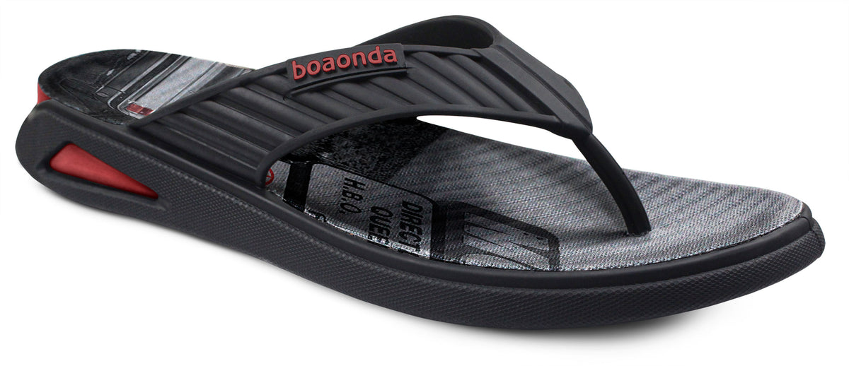 Sandalia Hombre Negro Boaonda