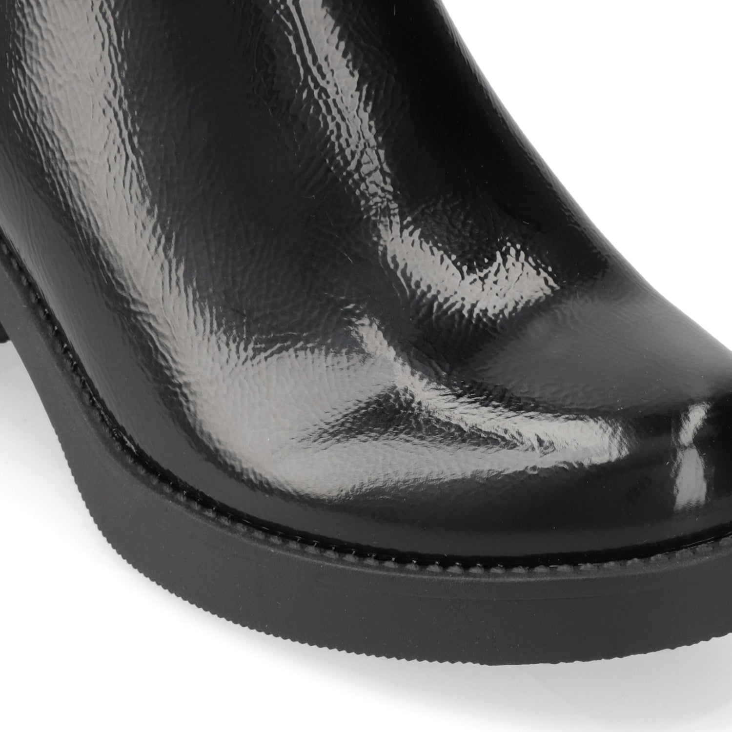 Botin Taco Ancho 5 cm Negro New Walk 35 / Negro