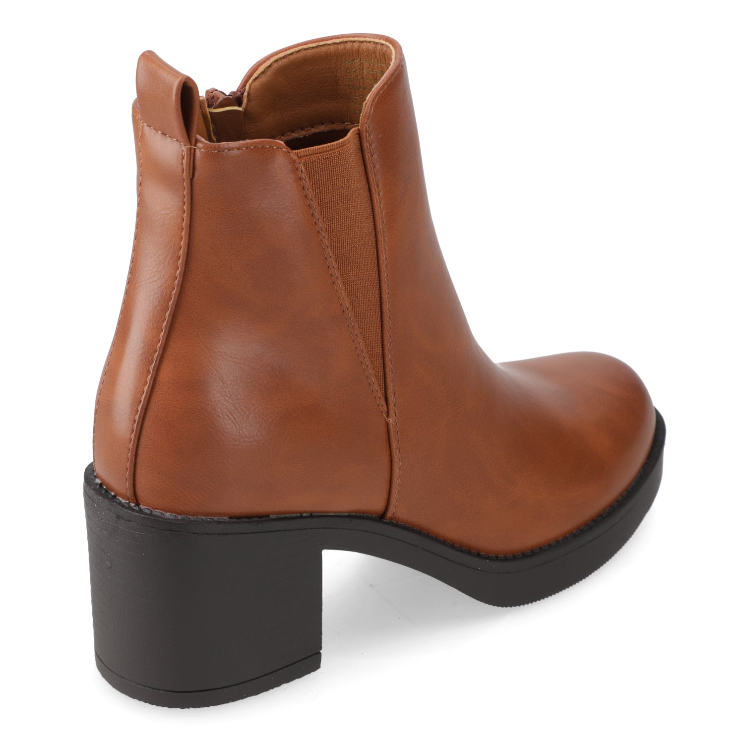 Botin Taco Ancho 5 cm Camel New Walk 35 / Camel