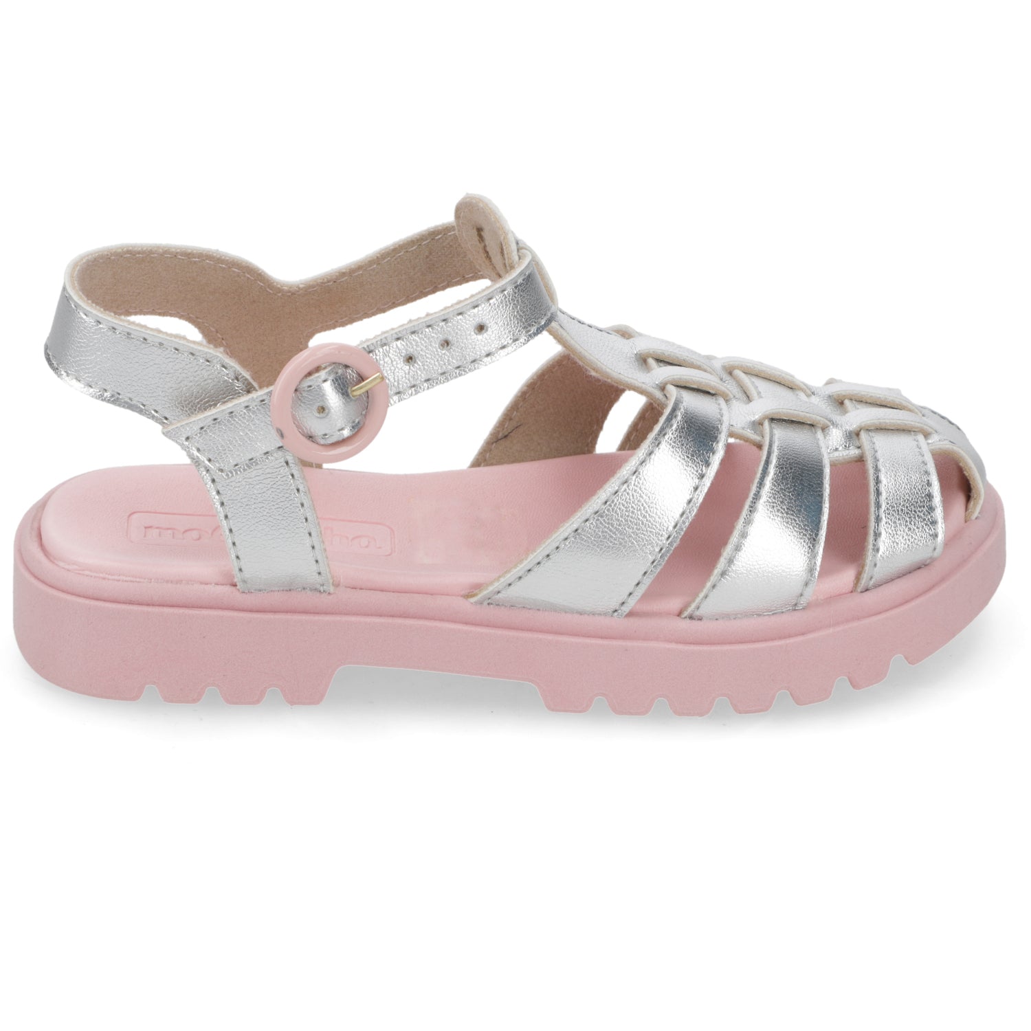 Sandalia Niña Plateada Molekinha 27 / Plateado
