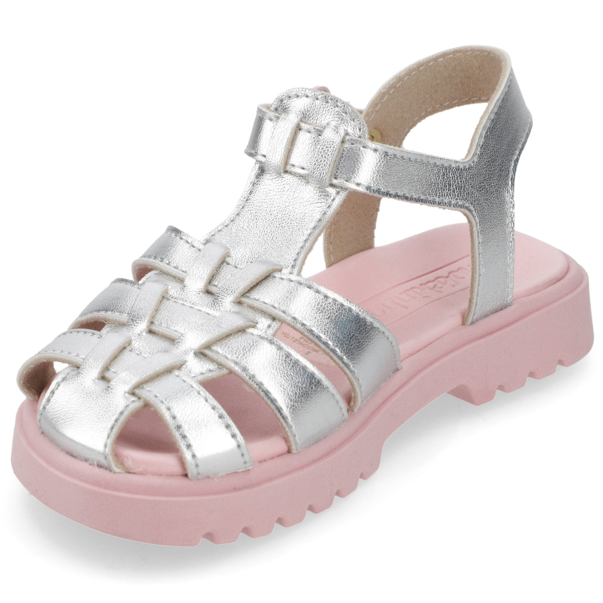 Sandalia Niña Plateada Molekinha 27 / Plateado