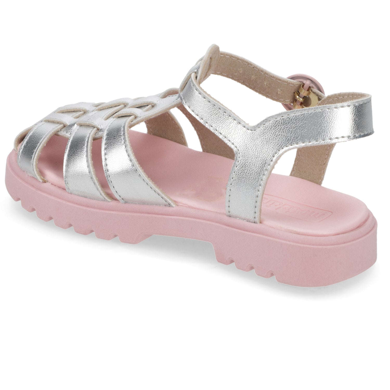 Sandalia Niña Plateada Molekinha 27 / Plateado