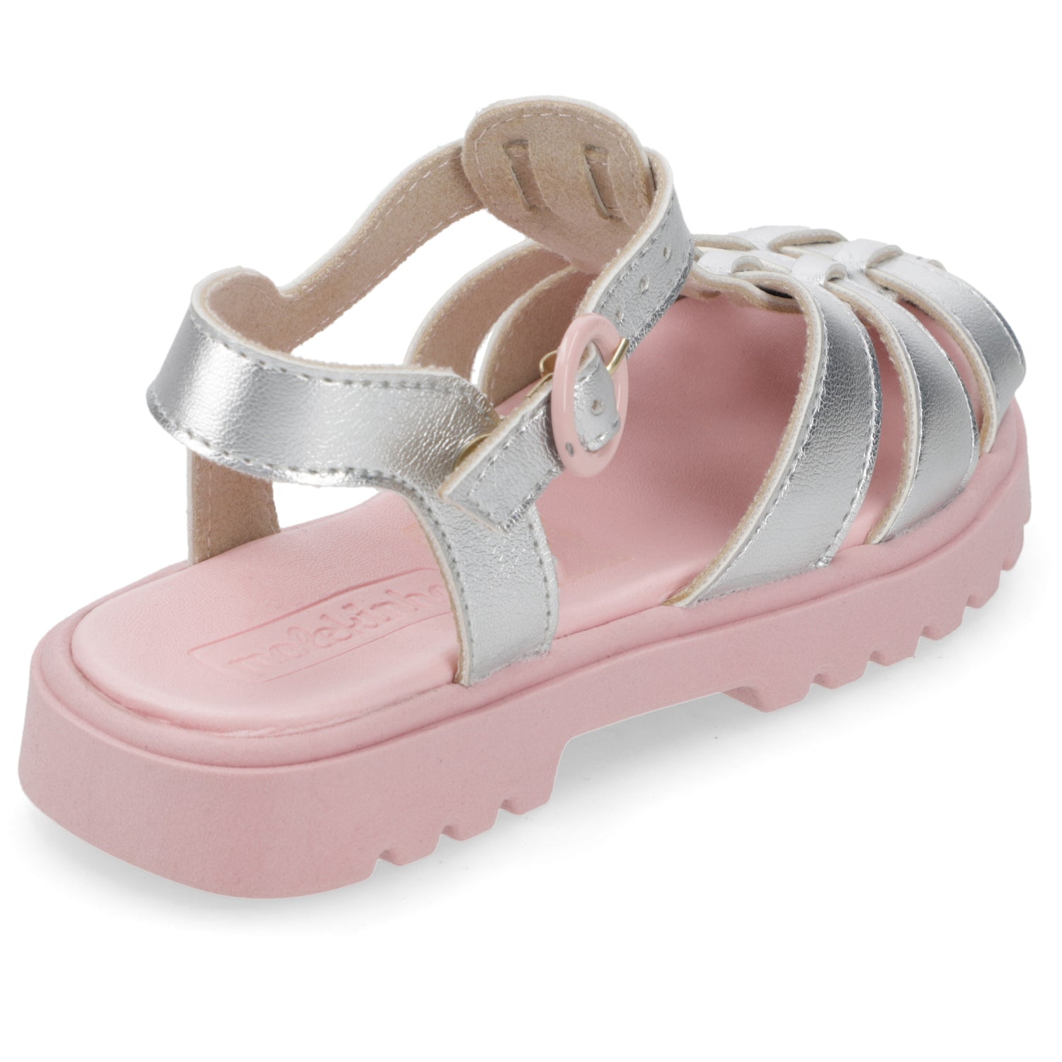 Sandalia Niña Plateada Molekinha 27 / Plateado