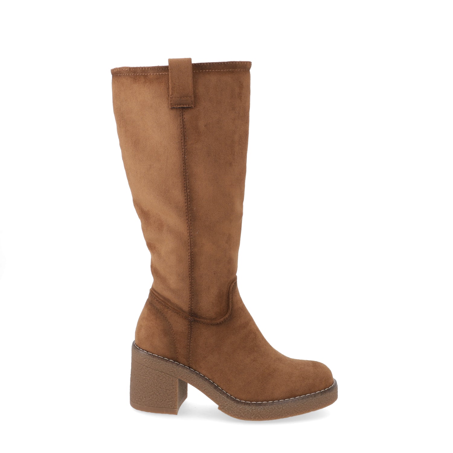 Bota Taco Ancho 7 cm Café New Walk 35 / Café