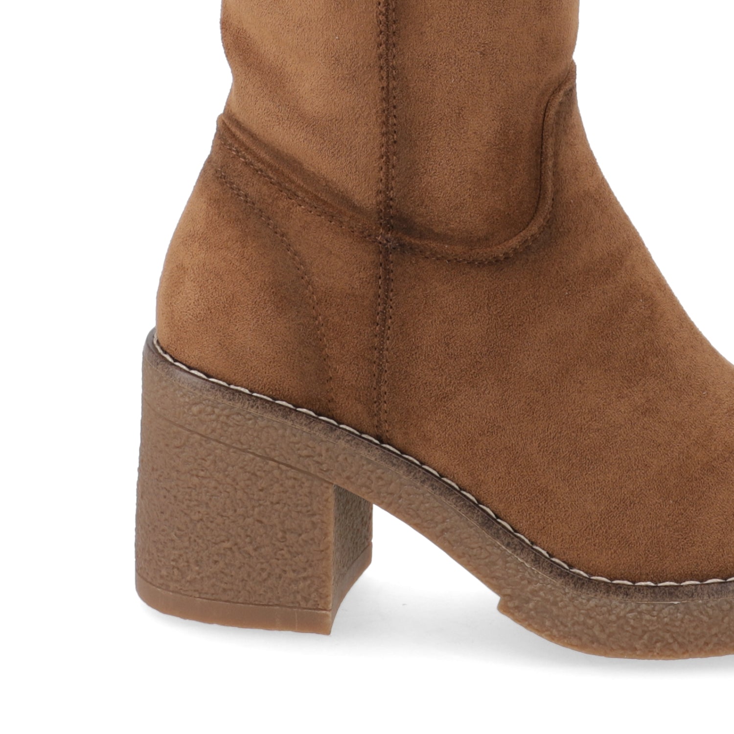 Bota Taco Ancho 7 cm Café New Walk 35 / Café