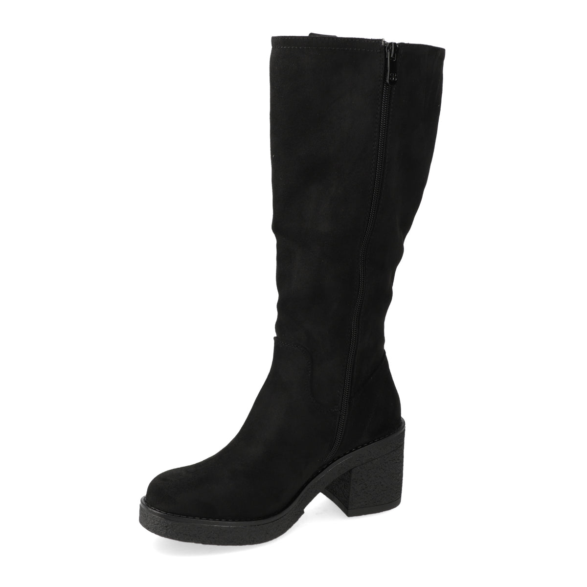 Bota Taco Ancho 7 cm Negro New Walk 35 / Negro