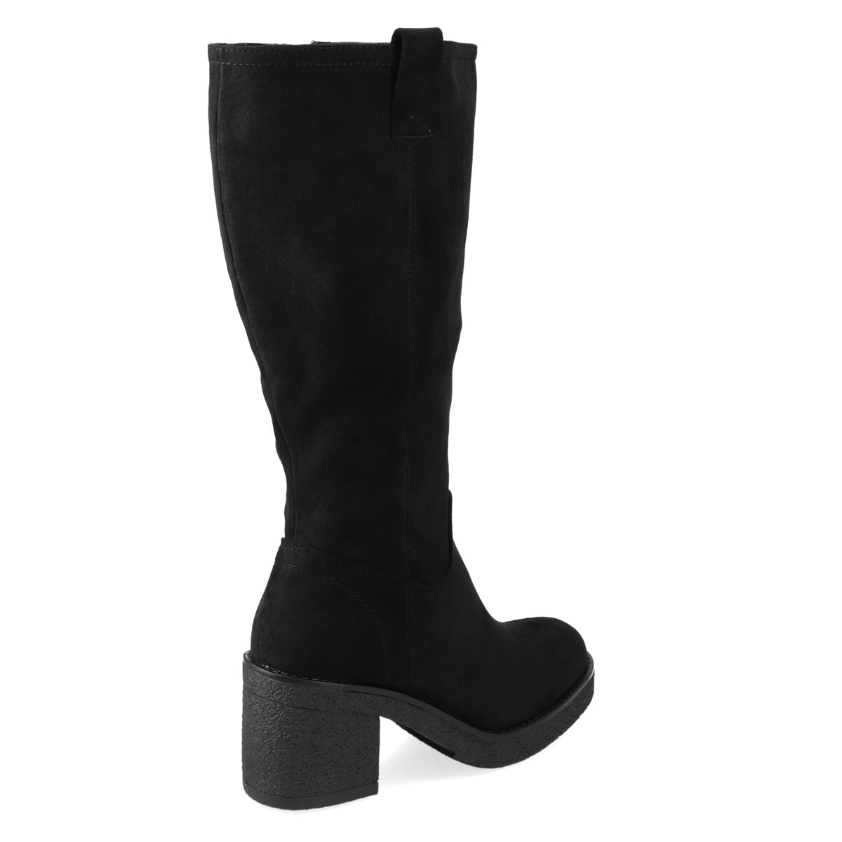 Bota Taco Ancho 7 cm Negro New Walk 35 / Negro