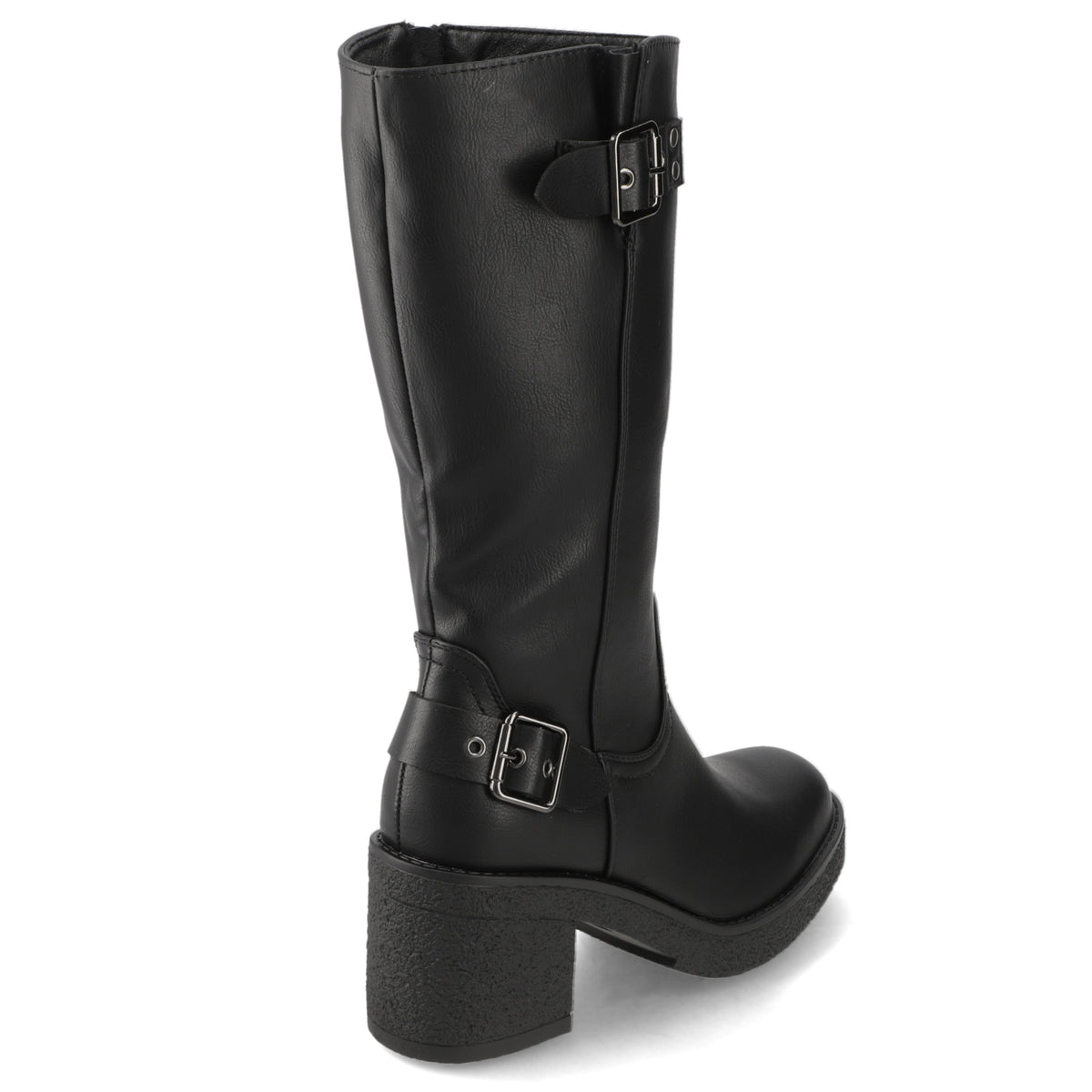 Bota Taco Ancho Negro Agua de Coco