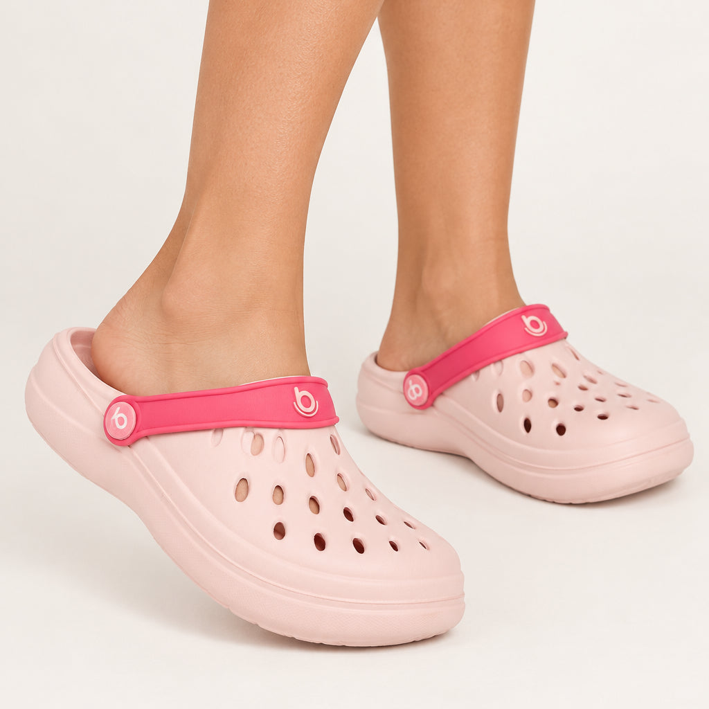 Zueco Clog Mujer Easy Rosado Boaonda