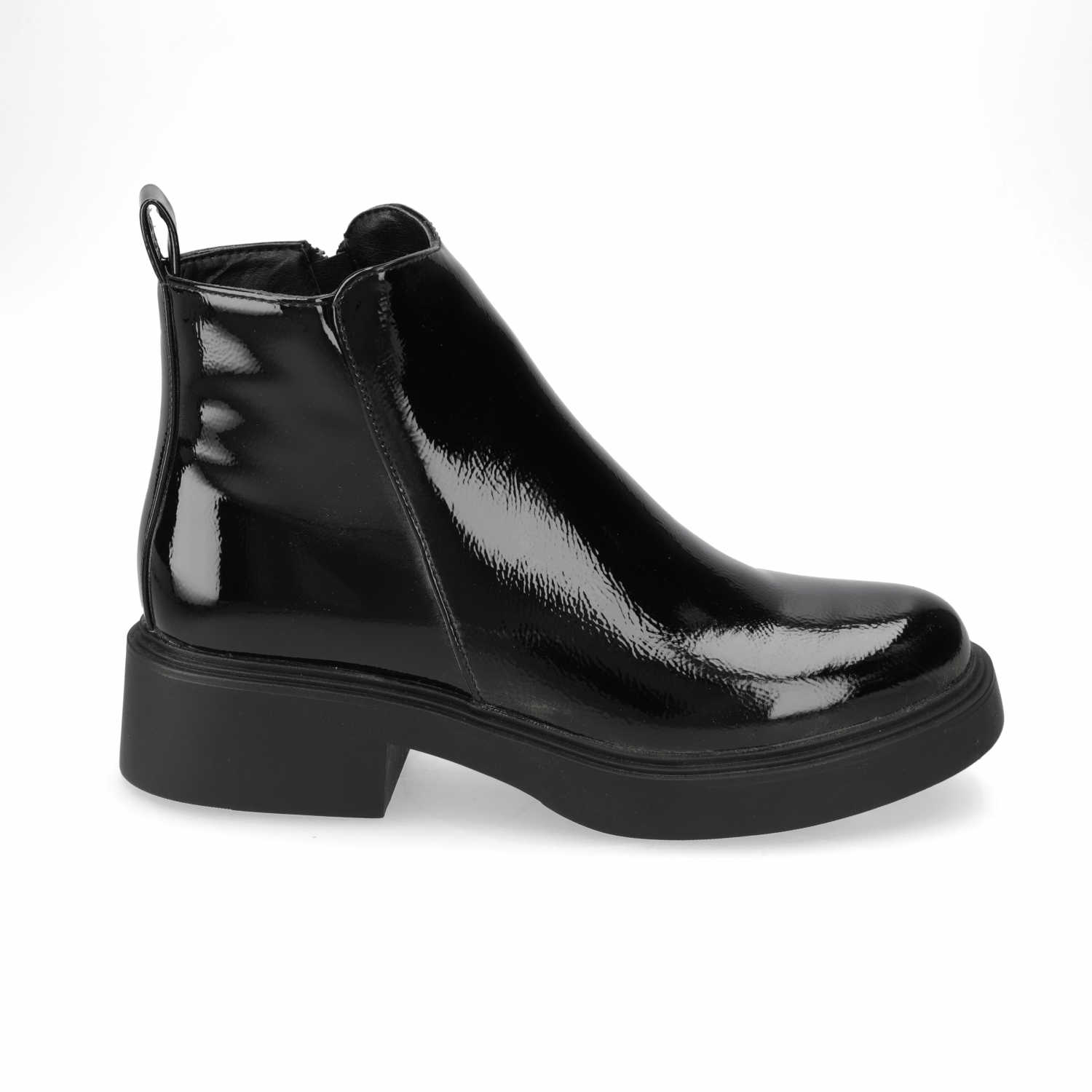 Botines Planos Negro Agua de Coco 35 / Negro