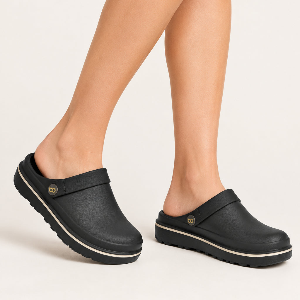 Zueco Mujer Cloe Negro Boaonda 35 / Negro