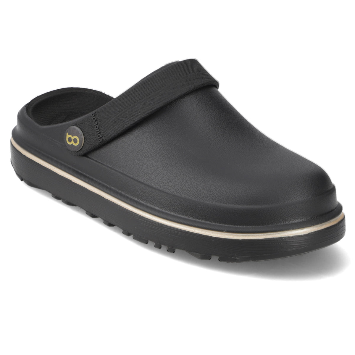 Zueco Clog Mujer Cloe Negro Boaonda