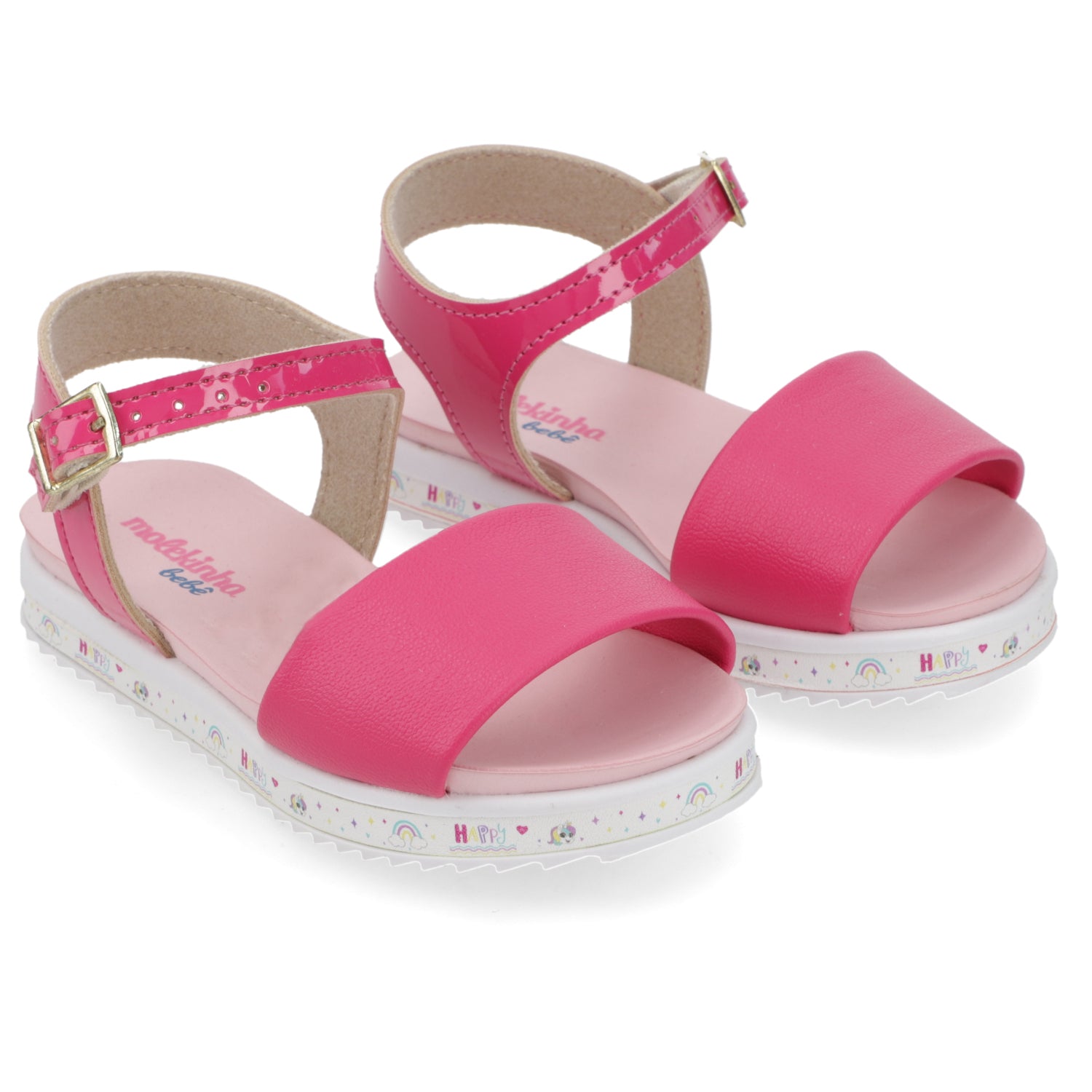 Sandalia Niña Molekinha 22 / Fucsia