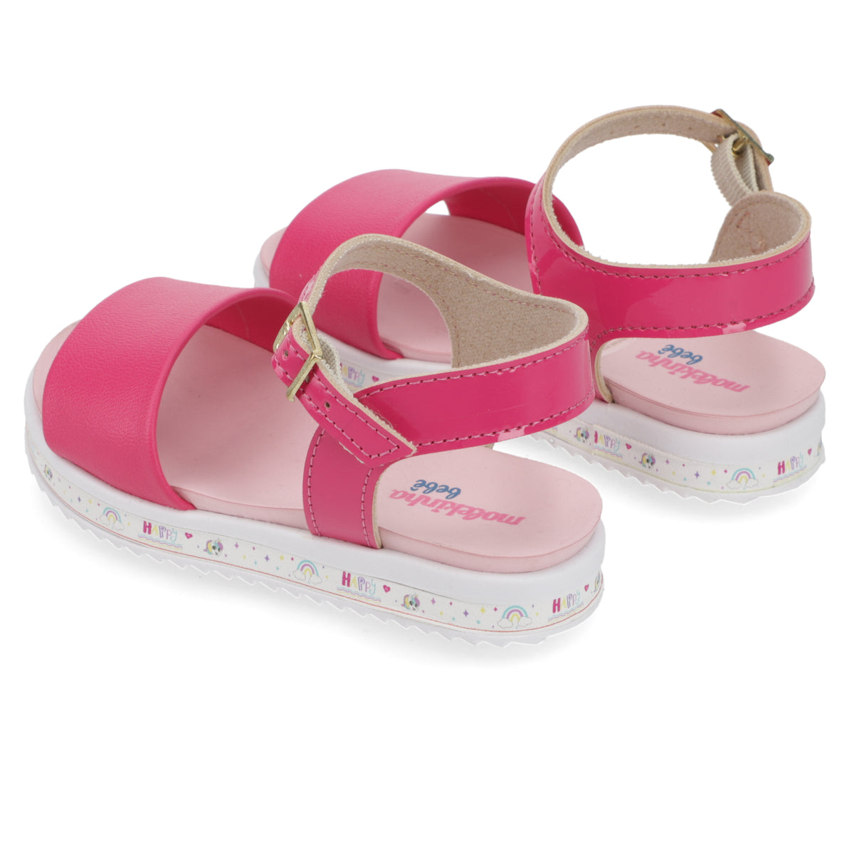 Sandalia Niña Molekinha 22 / Fucsia