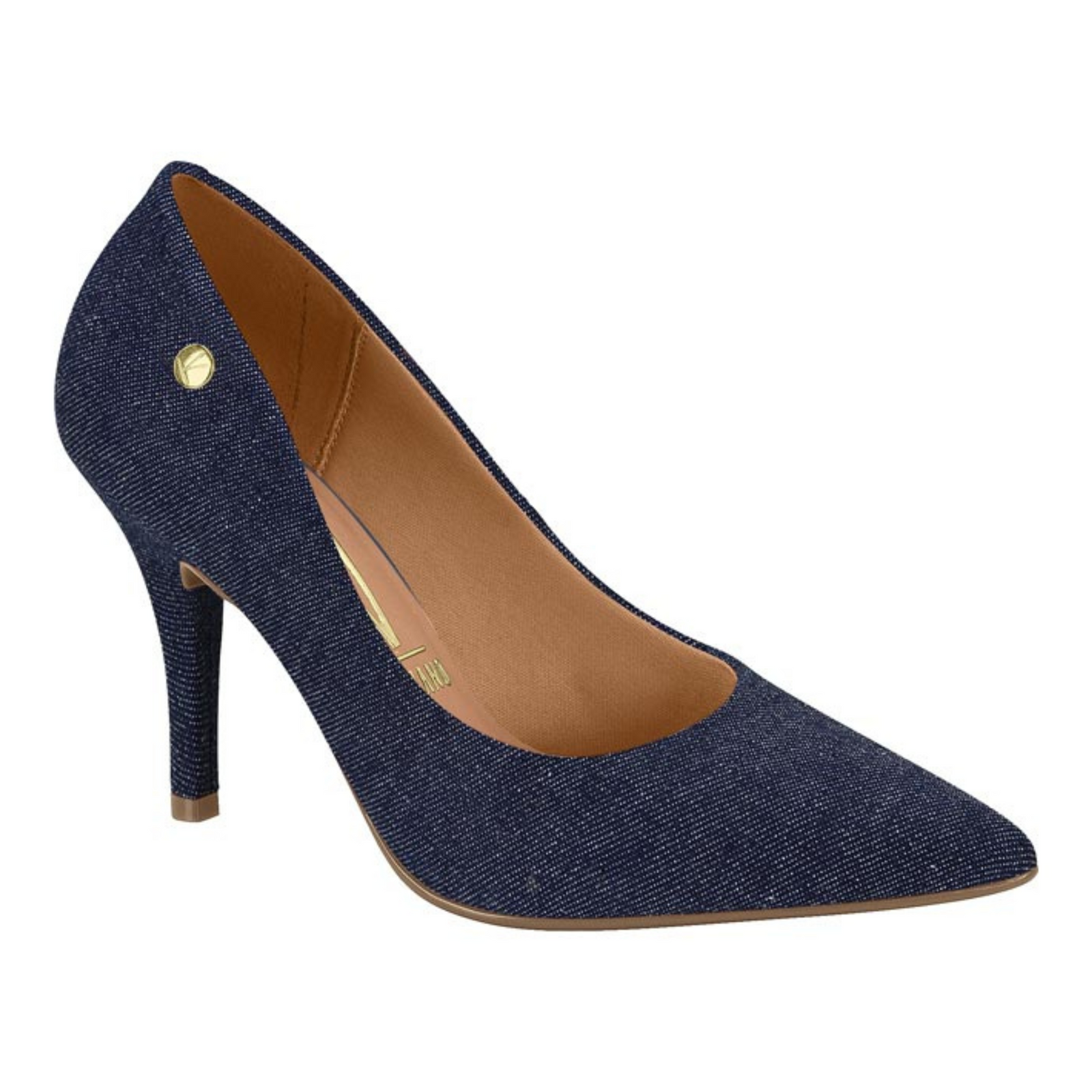 Zapato Taco Aguja Stiletto Vizzano Denim Jeans