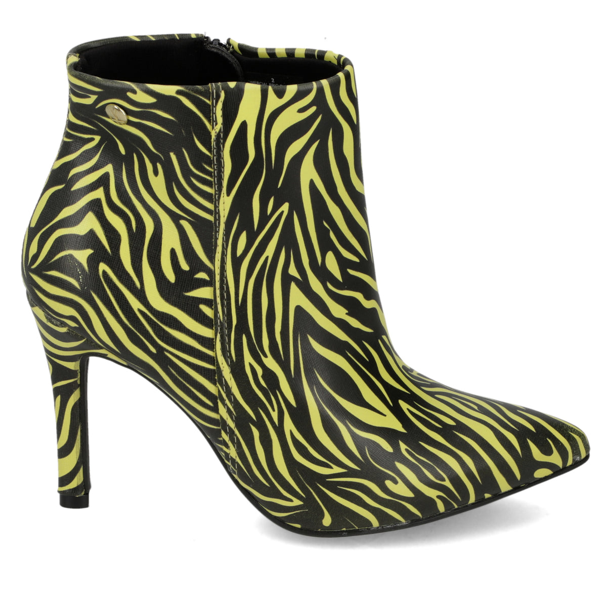 Botín Animal Print Amarillo Vizzano
