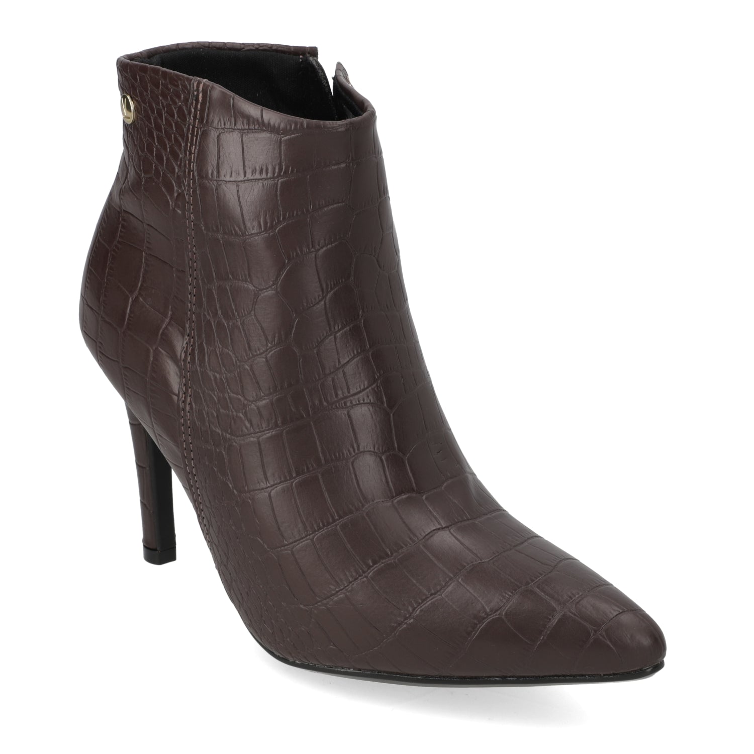 Botin Croco Taco Aguja 10 cm Chocolate Vizzano 34 / Chocolate