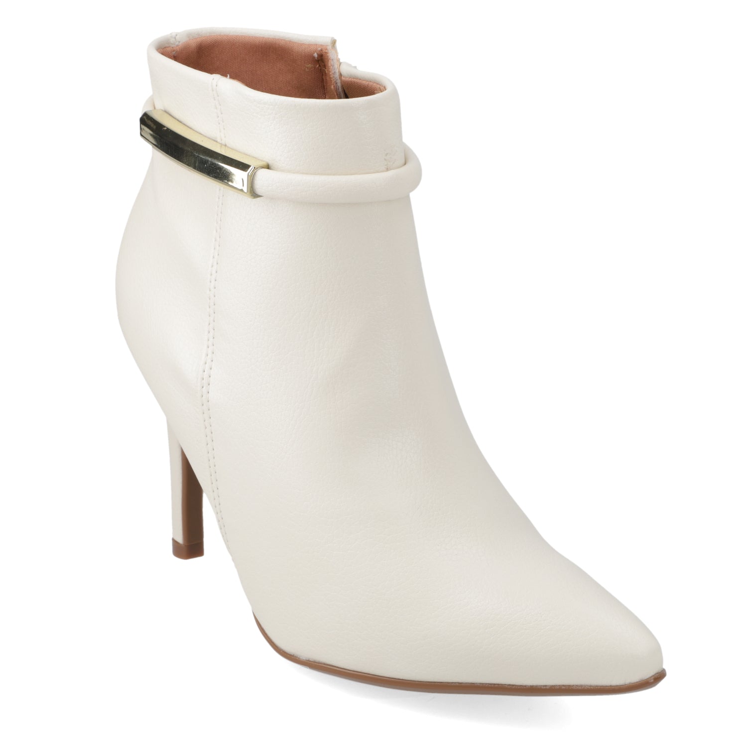 Botin Taco Aguja 7 cm Blanco Vizzano 34 / Blanco