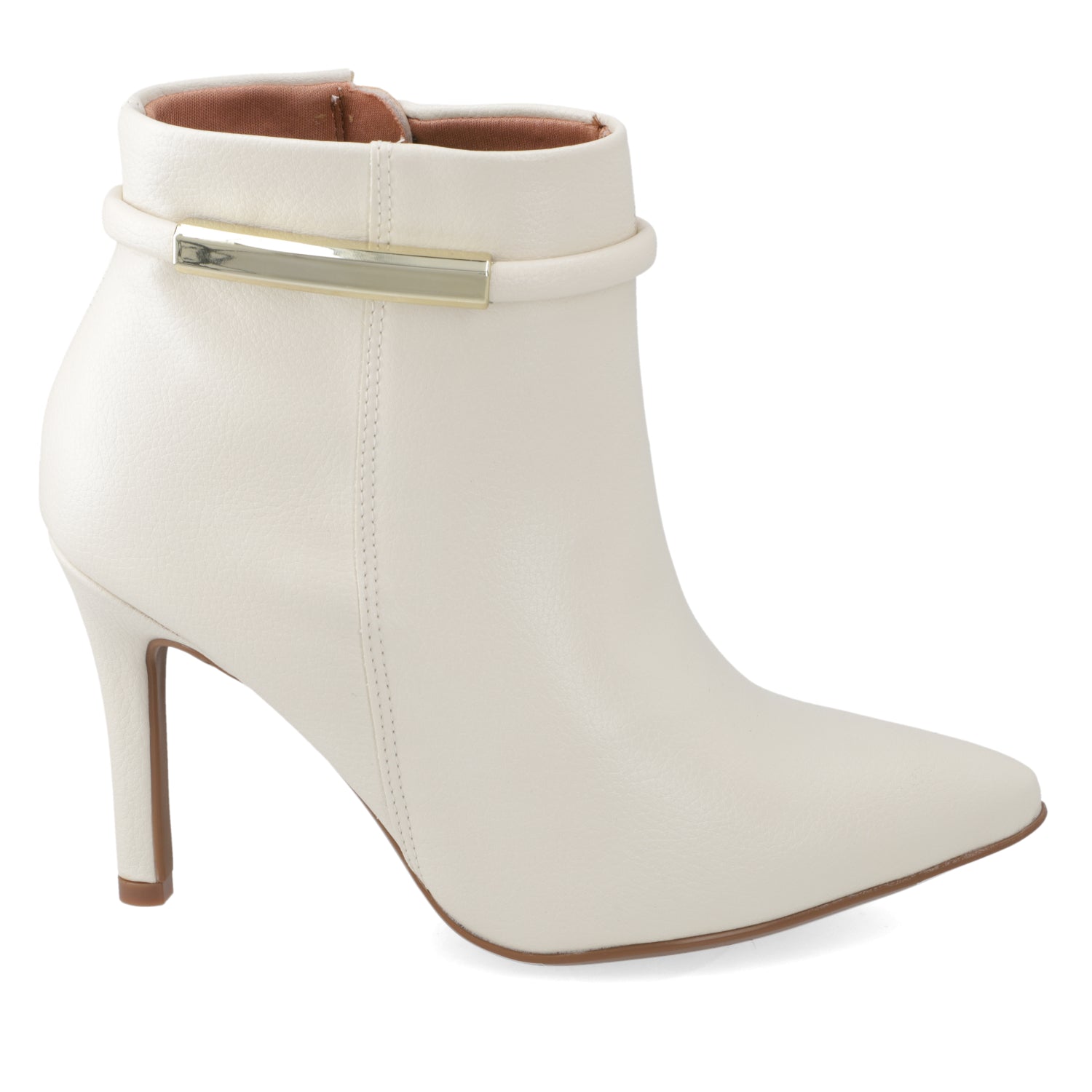 Botin Taco Aguja 7 cm Blanco Vizzano 34 / Blanco