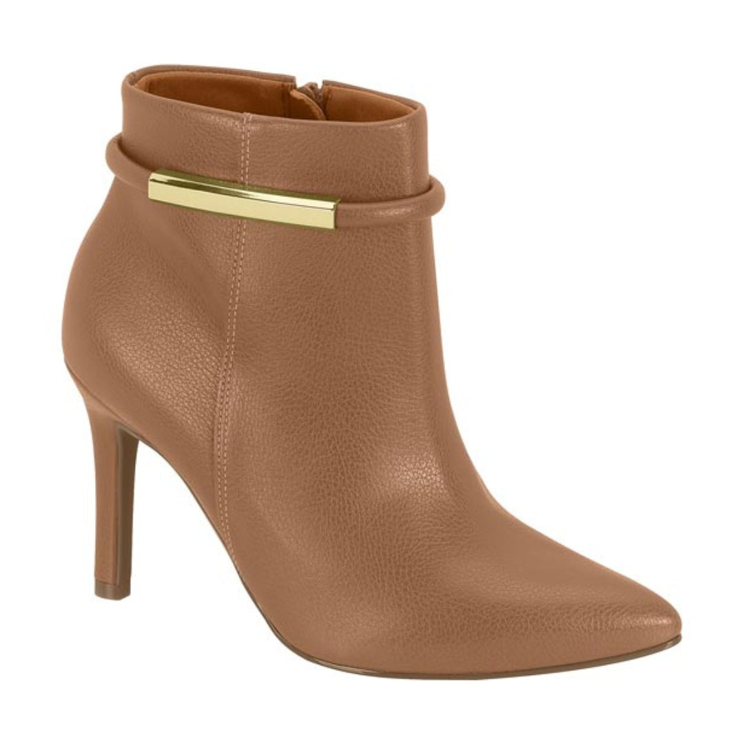 Botin Taco Aguja 7 cm Camel Vizzano 34 / Camel