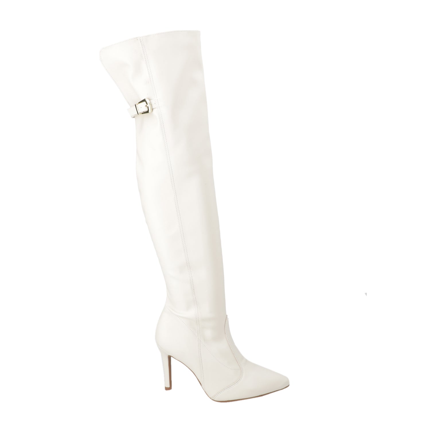 Bota Taco Aguja 10 cm Blanco Vizzano 34 / Blanco