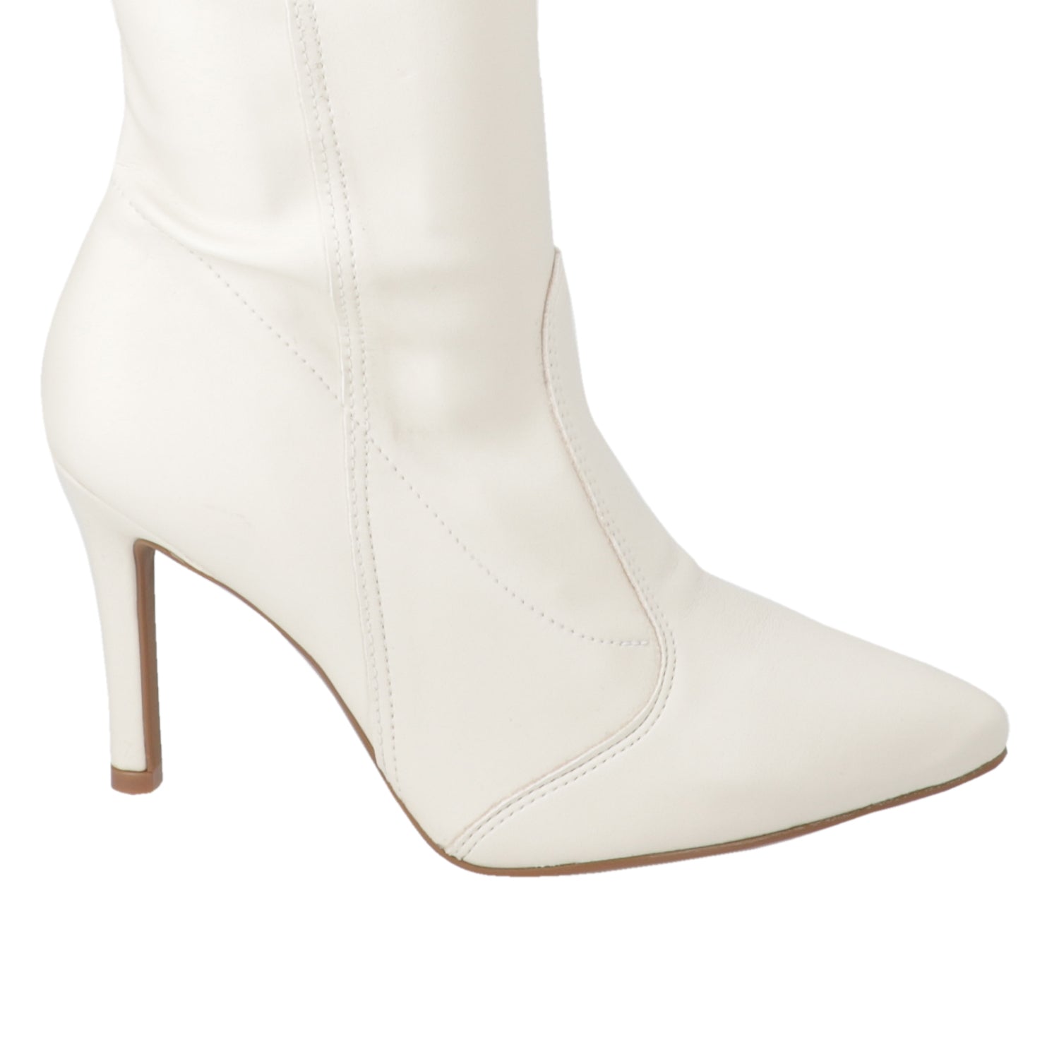 Bota Taco Aguja 10 cm Blanco Vizzano 34 / Blanco