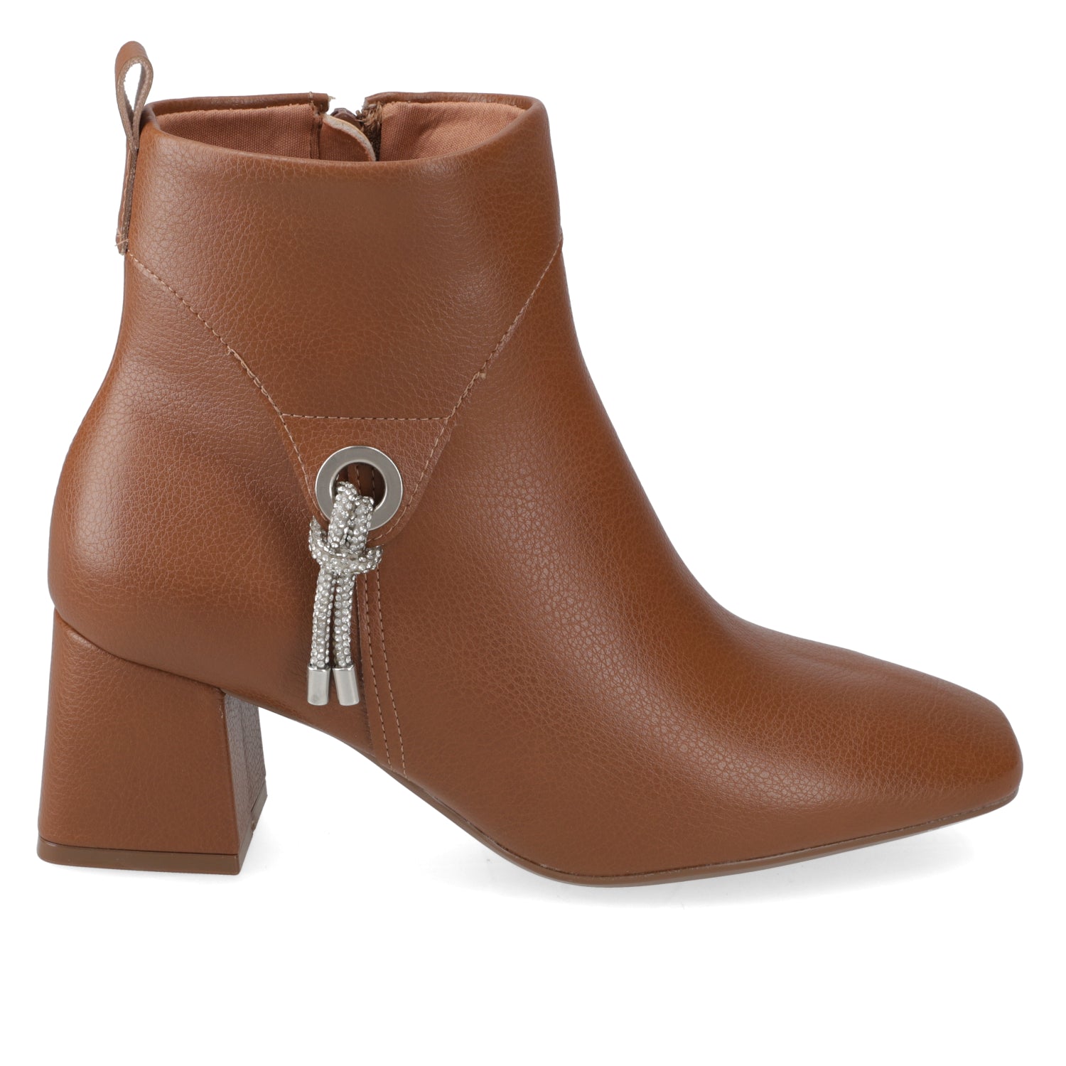 Botin Taco Ancho 5 cm Camel Vizzano 35 / Camel