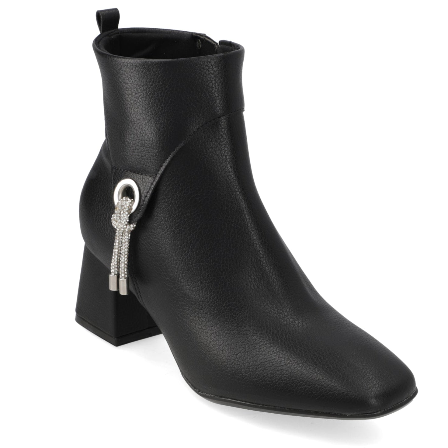 Botin Taco Ancho 5 cm Negro Vizzano 35 / Negro